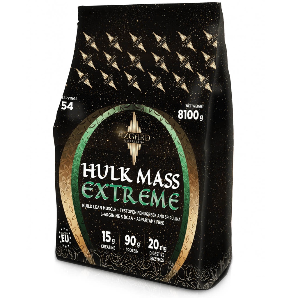 Azgard Nutrition Hulk Mass Extreme-54Serv.-8100G.-Cookiess &Cream