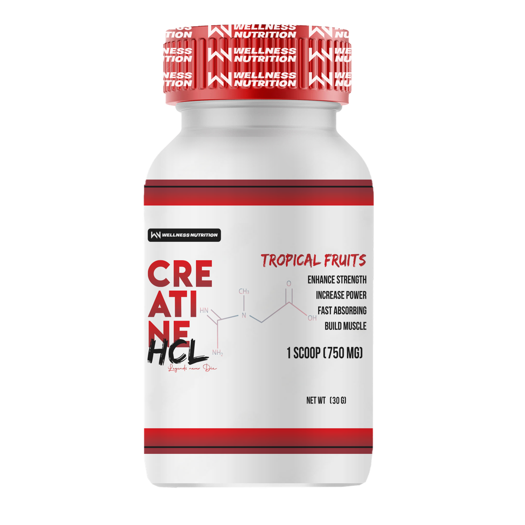 Wellness Nutrition-Creatine HCL 30 Serv.-Tropical Fruits
