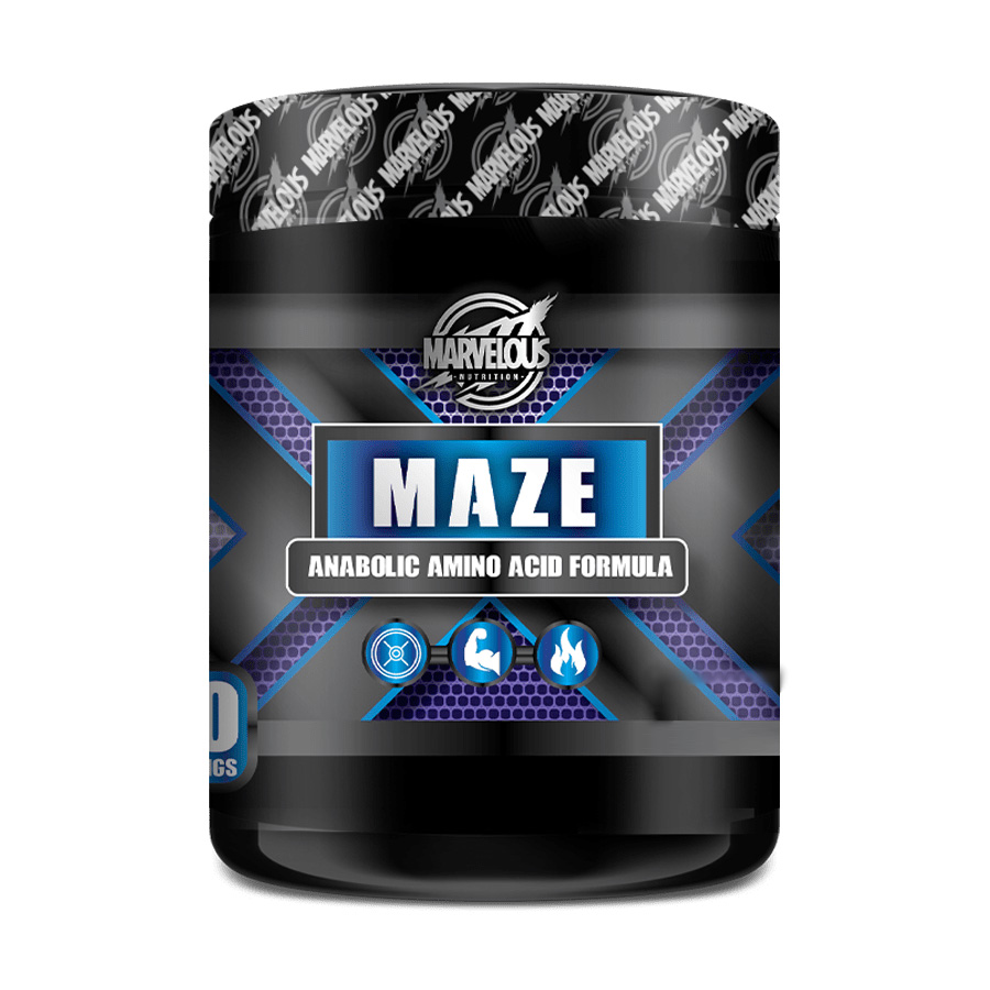 Marvelous Nutrition Maze Anabolic amino Acid Formula-400G-25Serv.-Strawberry