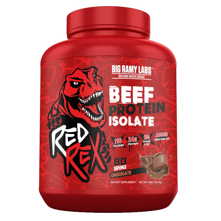 Big Ramy Labs Red Rex Beef Protein Isolate-1.8KG-60 Serv.-Chocolate