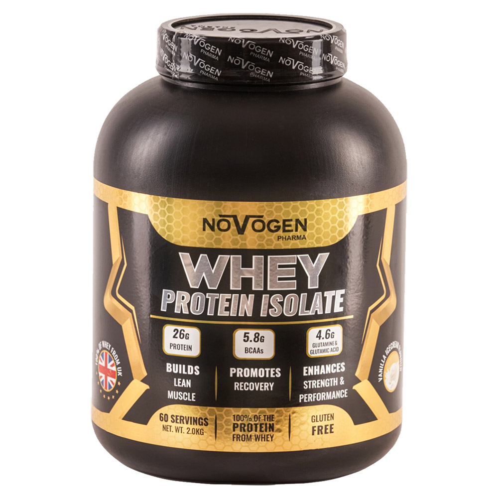 Novogen Pharma Whey Isolate-60Serv.-2Kg-Vanilla Ice Cream