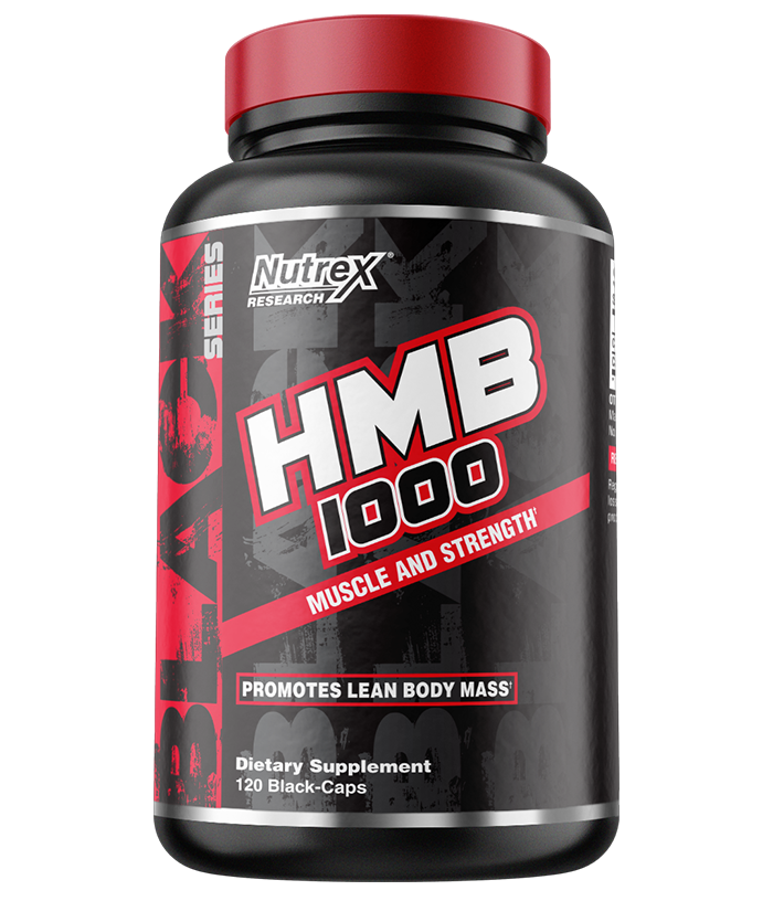 Nutrex Research HMB 1000 Muscle And Strenght-60Serv.-120Black Caps.