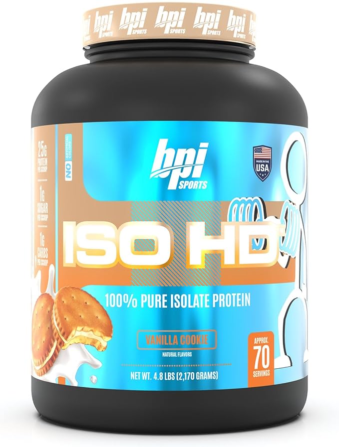 Bpi Iso HD Pure Isolate Protein-70 Serv. -Vanilla Cookie