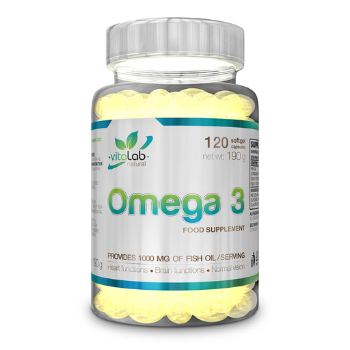 [659436899094] Vitalab Natural Omega 3-120Serv- 120 SoftGels