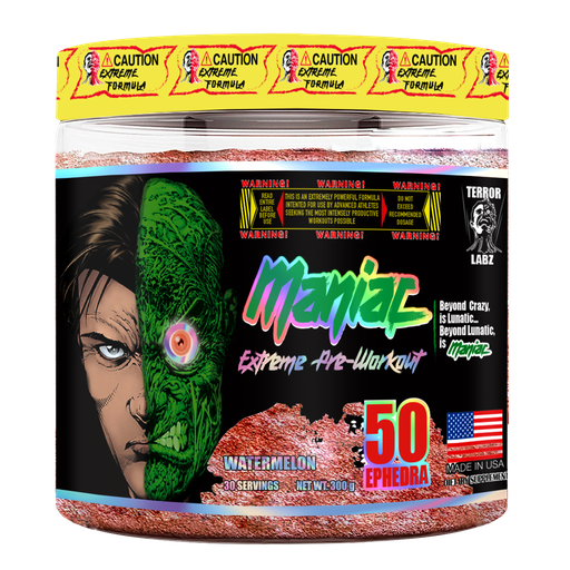 [742880885307] Terror Labz MANIAC Pre Workout 30 Serv.- Watermelon