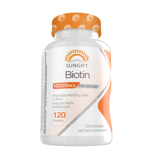 [850019632064] Sungift Biotin 10000 mcg - 120 Capsules