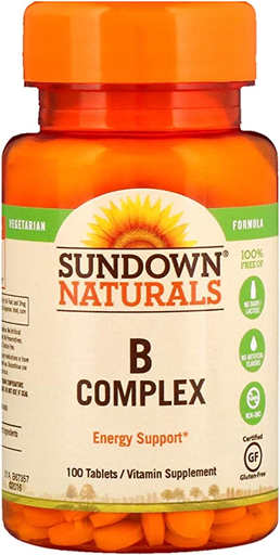 [030768006013] Sundown Naturals B-Complex Energy Support, 100 Tablets