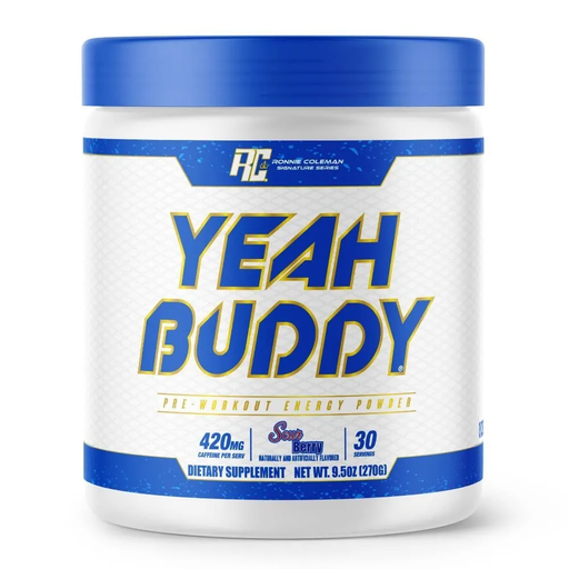 [856263006040] Ronnie Coleman Signature Series Yeah Buddy Pre-Workout- 30 Serv.- 270 G-Sour Berry