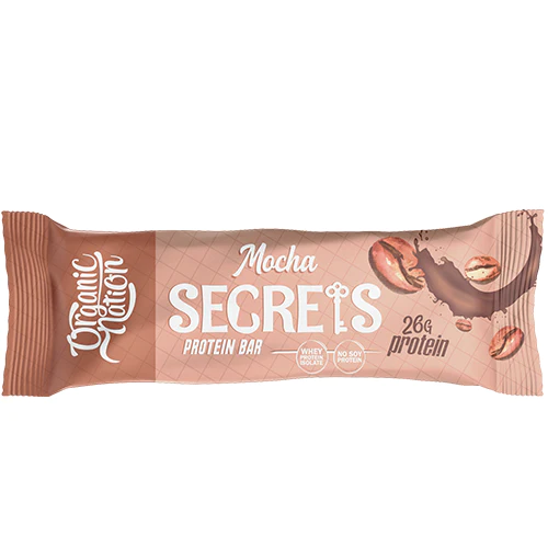 [6222023701250] Organic Nation Secrets Protein Bar-1Serv.-70G-Mocha