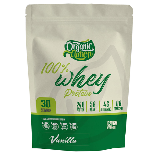 [6222023701052] Organic Nation 100% Whey Protein- 30Serv.-1020g-Vanilla