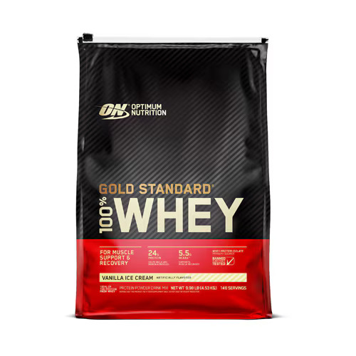 [748927054781] Optimum Nutrition Gold Standard 100% Whey- 146Serv. - Vanilla ice Cream