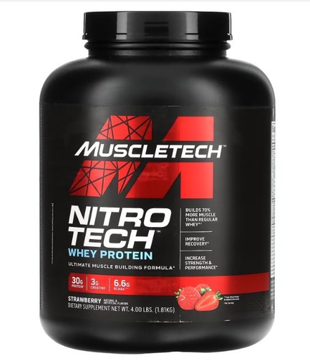[631656703306] Muscletech NitroTech-41 serv-1.80Kg Strawberry
