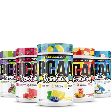 [718117088902] Muscle Sport BCAA Revolution 30/Servings | Muscle Recovery-Mango Splash