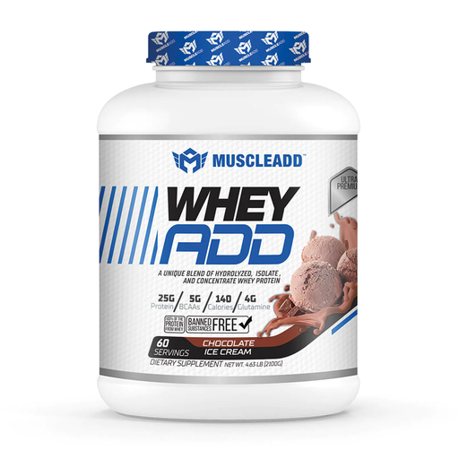 [6224009363469] Muscle Add Whey Add-60Serv-2100G-Chocolate Ice Cream