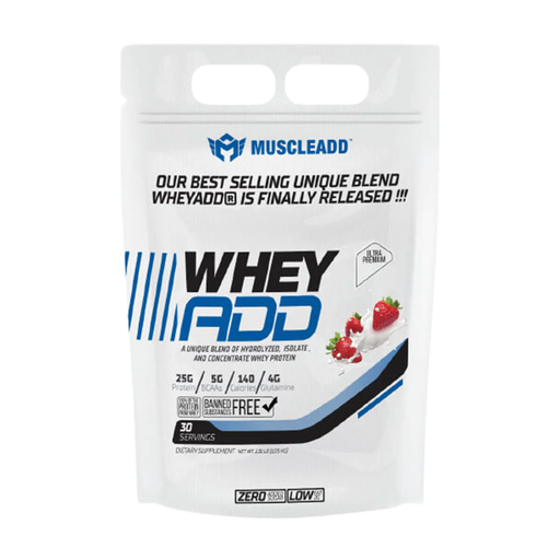 [6224009363698] Muscle Add Whey Add-30Serv-1080G-Strawberry Ice Cream