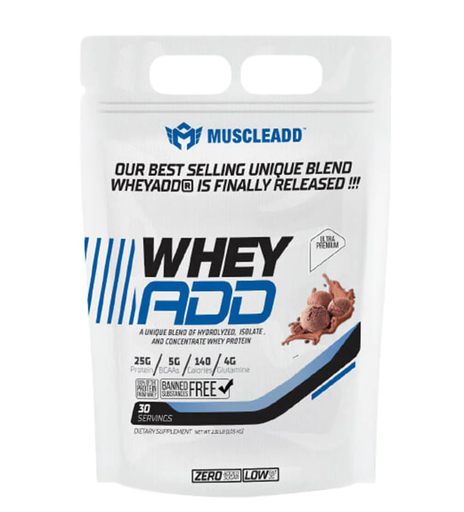 [6224009363681] Muscle Add Whey Add-30Serv-1080G-Chocolate Ice Cream