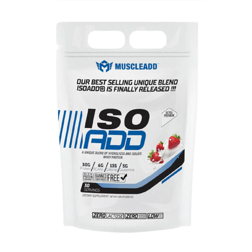 [6223007820028] Muscle Add Iso Add-30Serv-1080G.Strawberry Ice Cream