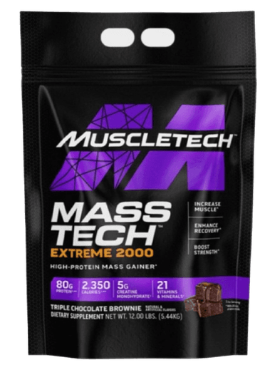 [631656259940] Muscletech Mass Tech Extreme 2000 5.44kg - Triple Chocolate Brownie