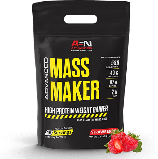 [6224000649395] Advanced Mass Maker-18 Serv.-2.628Kg-Strawberry