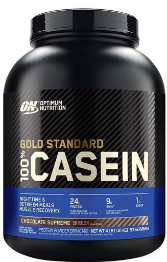 [748927024227] Optimum Nutrition Gold Standard 100% Casein - 1.8Kg -53 Serv. -Chocolate
