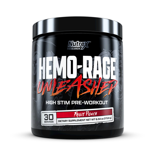 [850026029697] Nutrex Research Hemo-Rage Extreme High Stim Pre Workout Powder -30 Serv.-Fruit Punch