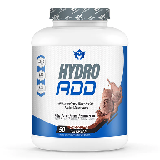 [6223007822329] Muscle Add Hydro Add 100%Hydrolyzed Protein-50Serv-1800G- Chocolate Ice Cream