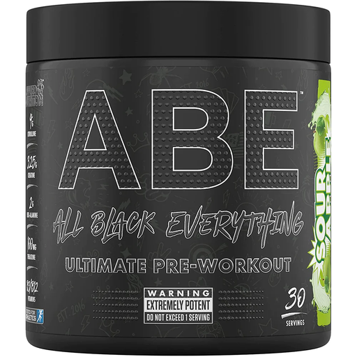 [634158661693] Applied Nutrition ABE All Black Everything Ultimate Pre-Workout - 315g Sour Apple Flavor