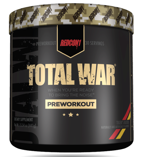 [810044570236] Redcon1 Total War Pre-Workout 30 Serv.-Tiger's Blood