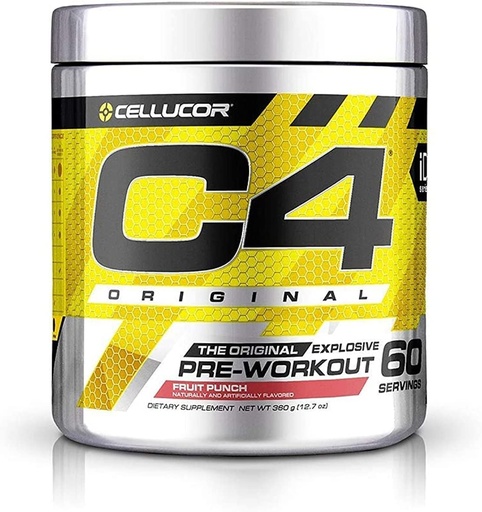 [842595106046] Cellucor C4 Original Id Pre-Workout-60 Serv.-Fruit Punch