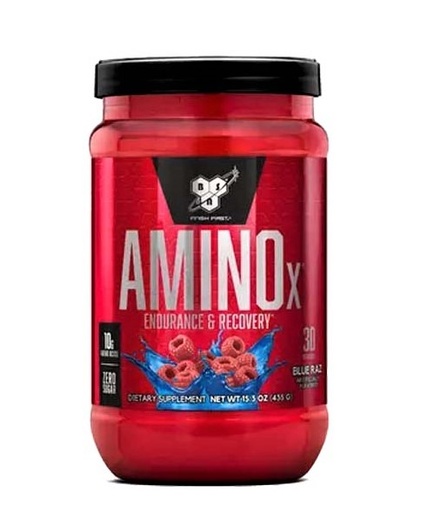 [834266003389] BSN Amino X-435G-30 Serv.-Blue Razz