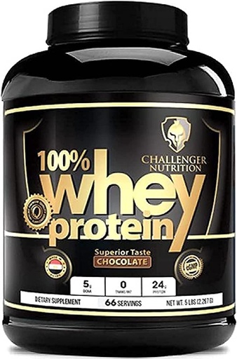 [6224009363018] Challenger Nutrition Whey Protein-2.267G. -66Serv-Chocolate