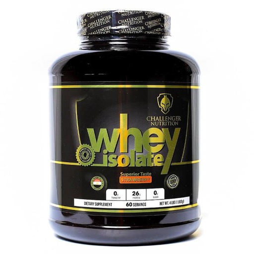 [6224009363056] Challenger Nutrition ISO-1.8 KG-60 Serv.-Strawberry