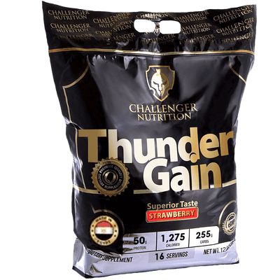 [6224009363087] Challenger Nutrition Thunder Gain -5,4kg - 16Serv.-STRAWBERY