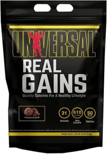 [6224009363421] Universal Nutrition Real Gains 10.6 Lbs.-Strawberry