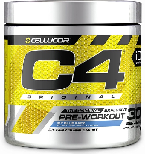 [842595106077] Cellucor C4 Original Id Pre-Workout-30 Serv.-ICE BLUE RAA