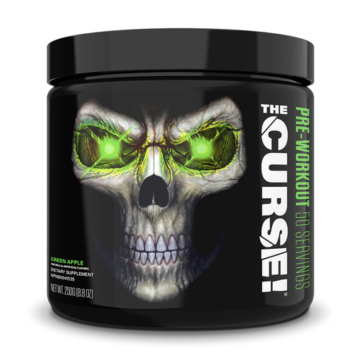 [680569854636] JNX Sports The Curse Pre-Workout-250G-50Serv.-Green Apple