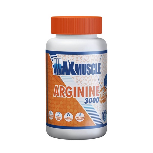 [6222023702769] Max Muscle Arginine 3000-30 Serv.-60 Coated Tablets