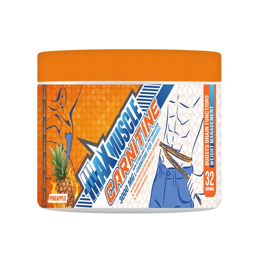 [6222023701007] Max Muscle Max Carnitine 3000 Mg -32 Ser 128G -Pineapple
