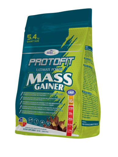 [6224008544715] Dulex Lab- Protofit Mass Gainer-5.4 KG-16 Serv.-Chocolate
