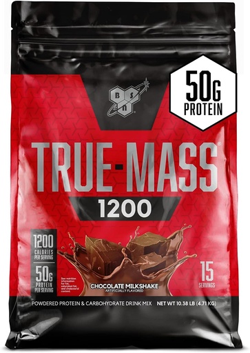 [834266006571] BSN-True Mass-4.71 Kg-15 Serv.-Chocolate Milkshake