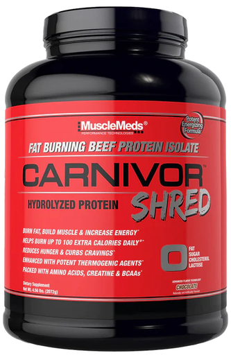 [891597004577] Musclemeds Fat Burning Beef Protein isolate Carnivor Shered-56Serv.-2075G-Chocolate