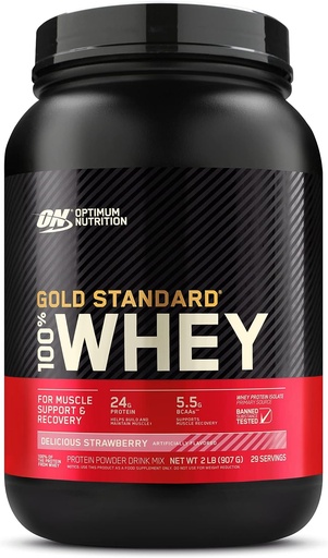 [748927050929] Optimum Nutrition Whey Gold Standard -1kg-Delicious Strawberry