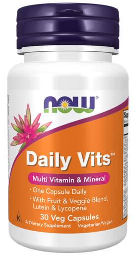 [733739037756] Now Daily Vits Multi Vitamin & Mineral- 30 Capsules