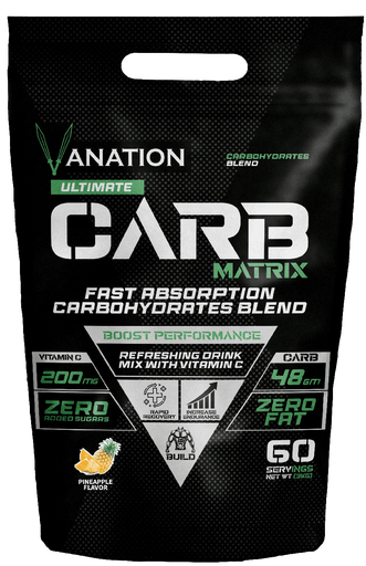 [7777] Vanation Carb Matrix With Vitamin C 60  Serv. - 3000gm (Pineapple)