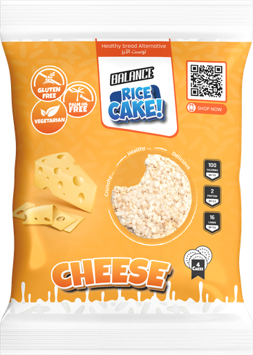 [6772504858541] Balance Cheese Rice Cake  Pack of 4