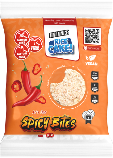 [6772504858497] Balance Spicy Bites Rice Cake Pack of 4