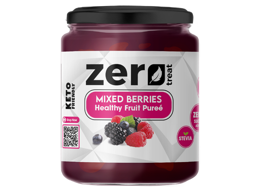 [6772504858787] Zero Treat - Mixed Berries Puree 180gm
