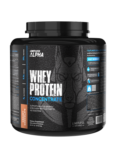 [6223012481047] Limitless Alpha Whey Protein Concentrate-1Kg-30Serv.-Creamy Chocolate