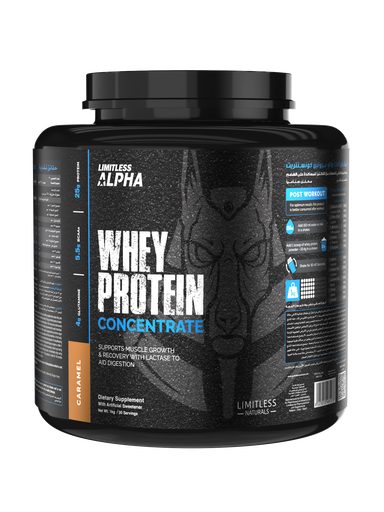 [6223012481078] Limitless Alpha Whey Protein Concentrate-1Kg-30Serv.- Caramel
