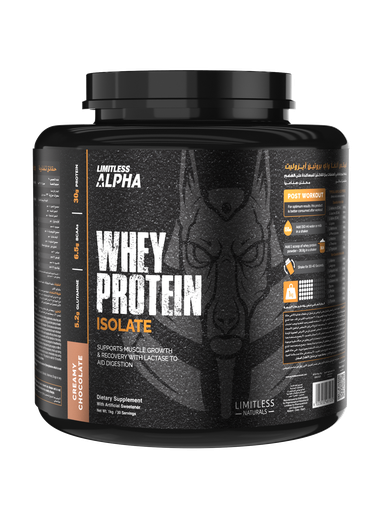 [6223012481030] Limitless Alpha Whey Protein Isolate-1Kg-30Serv.-Creamy Chocolate